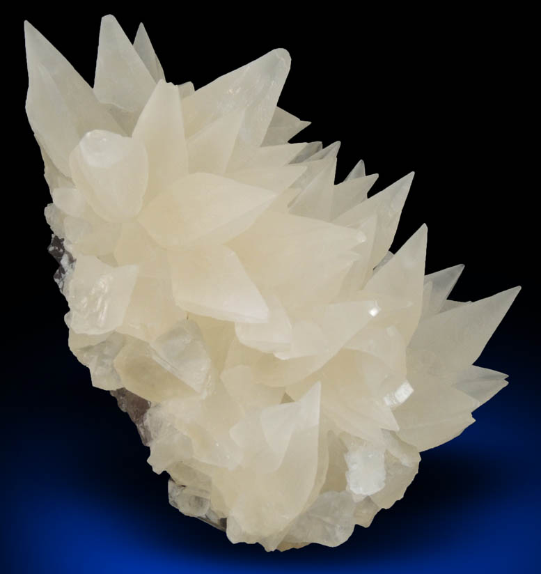 Calcite over Fluorite from Minerva #1 Mine, Cave-in-Rock District, Hardin County, Illinois