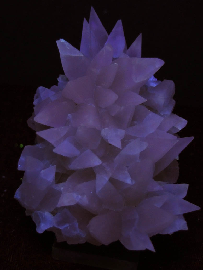 Calcite over Fluorite from Minerva #1 Mine, Cave-in-Rock District, Hardin County, Illinois