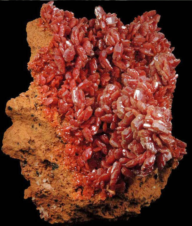 Vanadinite from Mibladen, Haute Moulouya Basin, Zeida-Aouli-Mibladen belt, Midelt Province, Morocco