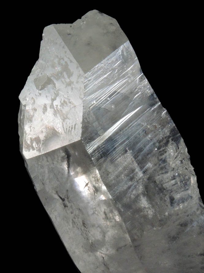 Quartz (Dauphin Law Twinned) from Collier Creek, Mt. Ida, Montgomery County, Arkansas