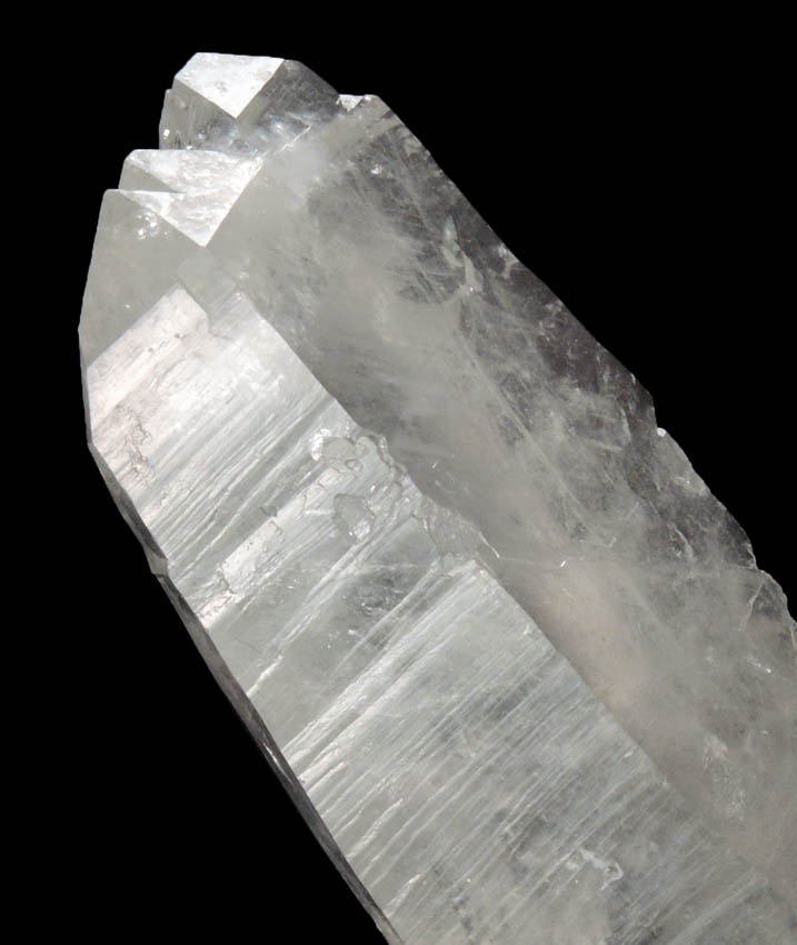 Quartz (Dauphin Law Twinned) from Collier Creek, Mt. Ida, Montgomery County, Arkansas