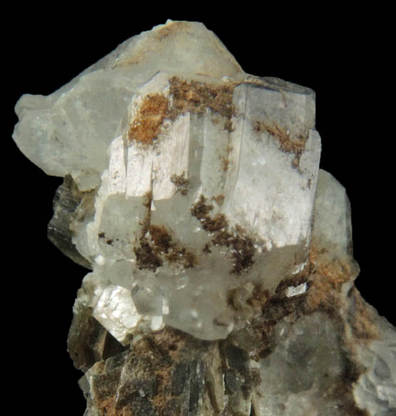 Phenakite with Muscovite from Mount Antero, Chaffee County, Colorado