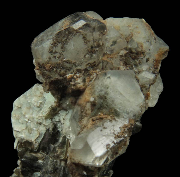 Phenakite with Muscovite from Mount Antero, Chaffee County, Colorado