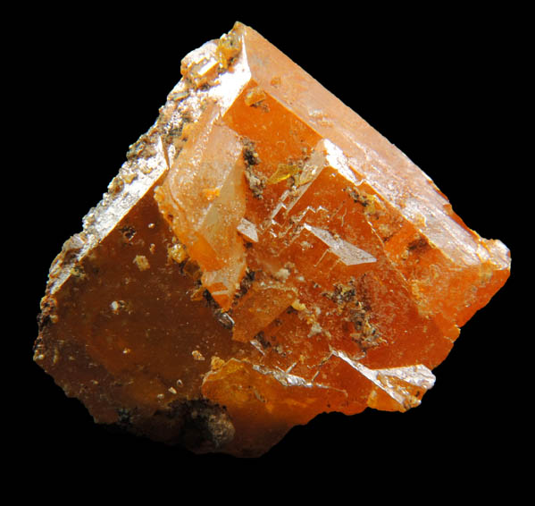 Wulfenite from Rowley Mine, 20 km northwest of Theba, Painted Rock Mountains, Maricopa County, Arizona