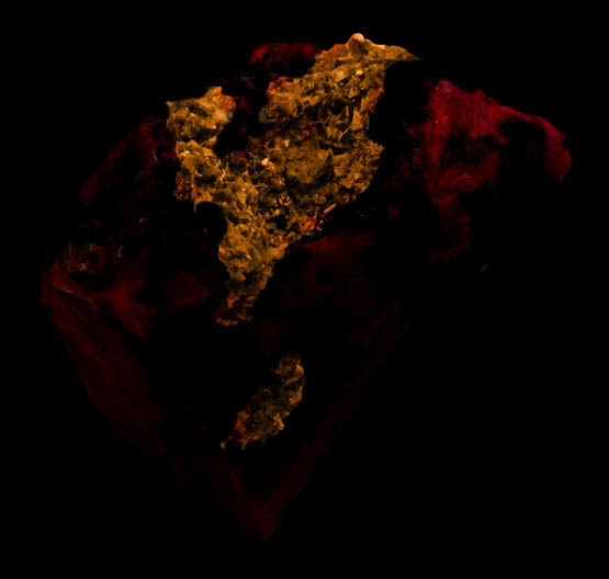 Arfvedsonite (rare twinned terminated Arfvedsonite crystal) with Microcline and Zircon from Hurricane Mountain, east of Intervale, Carroll County, New Hampshire