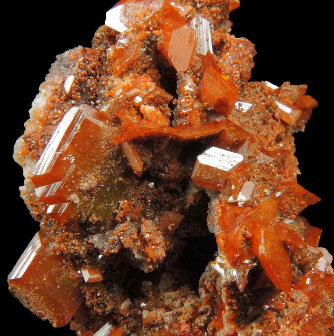 Wulfenite from Red Cloud Mine, Silver District, La Paz County, Arizona