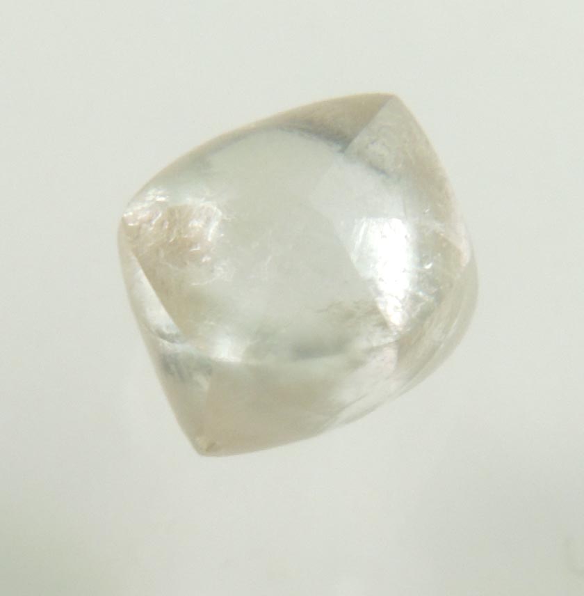 Diamond (0.65 carat gem-grade yellow dodecahedral rough diamond) from Almazy Anabara Mine, Sakha (Yakutia) Republic, Siberia, Russia