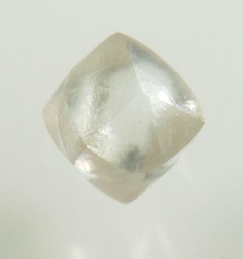 Diamond (0.65 carat gem-grade yellow dodecahedral rough diamond) from Almazy Anabara Mine, Sakha (Yakutia) Republic, Siberia, Russia