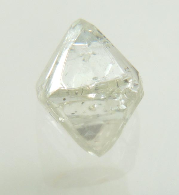 Diamond (0.83 carat pale-yellow octahedral crystal) from Almazy Anabara Mine, Sakha (Yakutia) Republic, Siberia, Russia