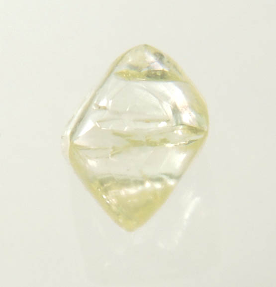 Diamond (0.33 carat fancy-yellow octahedral crystal) from Northern Cape Province, South Africa