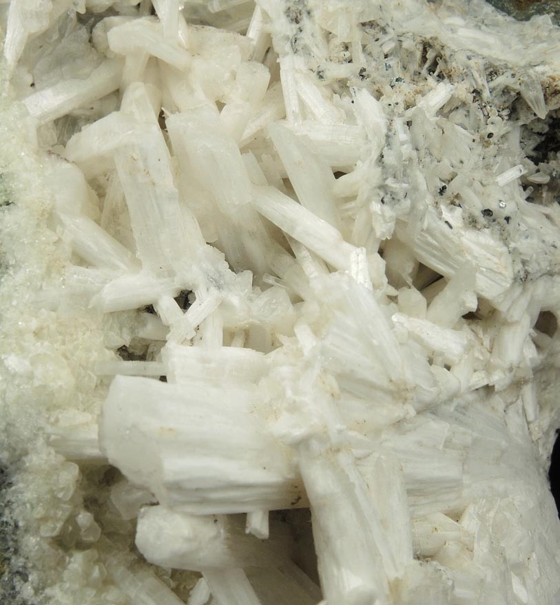 Natrolite over Datolite from Millington Quarry, Bernards Township, Somerset County, New Jersey