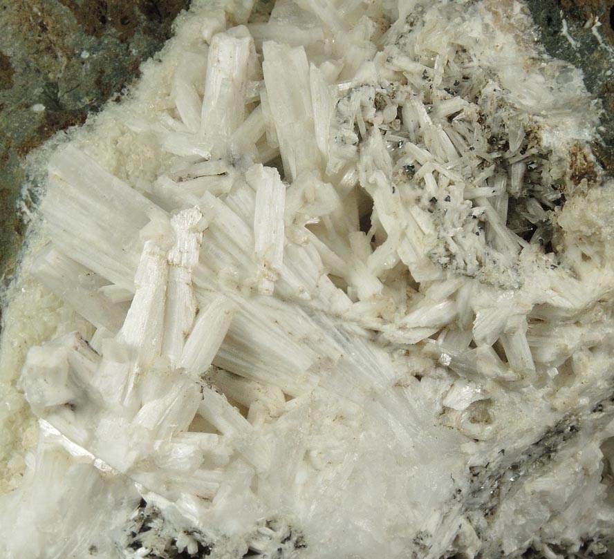 Natrolite over Datolite from Millington Quarry, Bernards Township, Somerset County, New Jersey