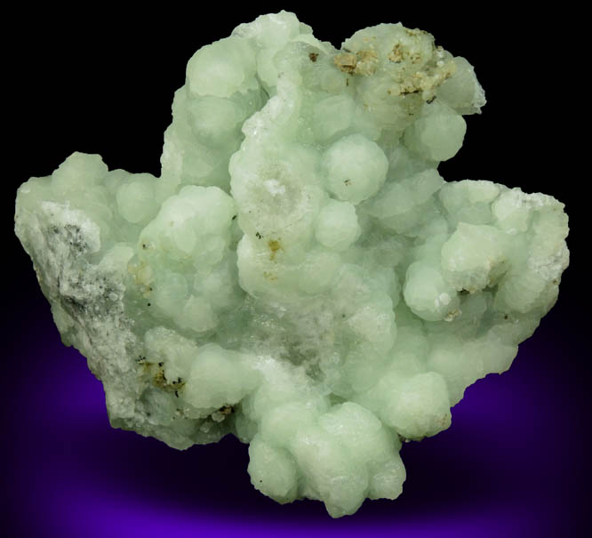 Prehnite with minor Goethite from Millington Quarry, Bernards Township, Somerset County, New Jersey