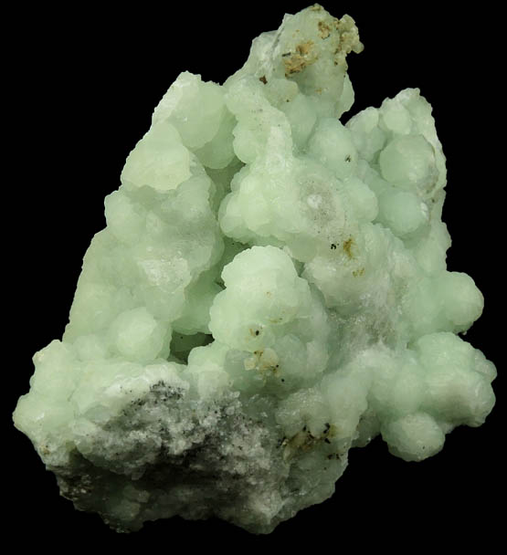 Prehnite with minor Goethite from Millington Quarry, Bernards Township, Somerset County, New Jersey