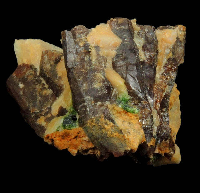 Parisite-(Ce) with Annabergite from Snowbird Mine, Alberton, Mineral County, Montana