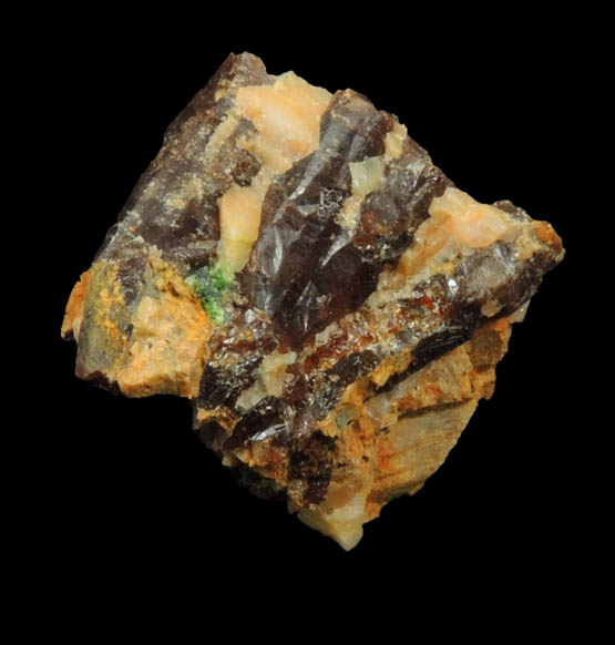 Parisite-(Ce) with Annabergite from Snowbird Mine, Alberton, Mineral County, Montana