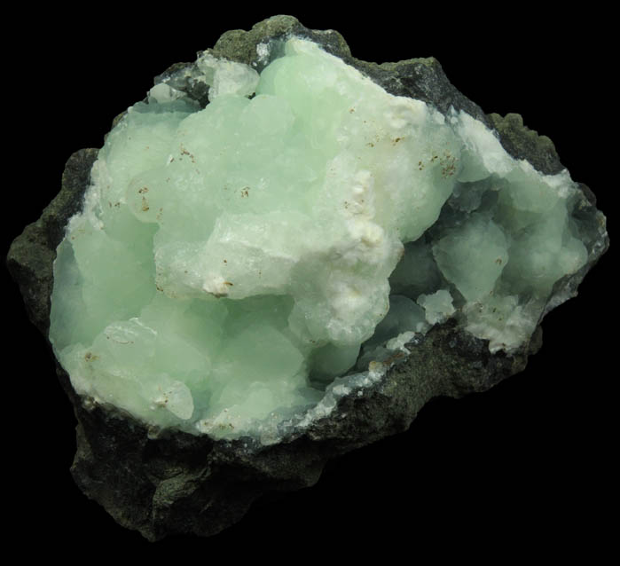 Prehnite from O and G Industries Southbury Quarry, Southbury, New Haven County, Connecticut