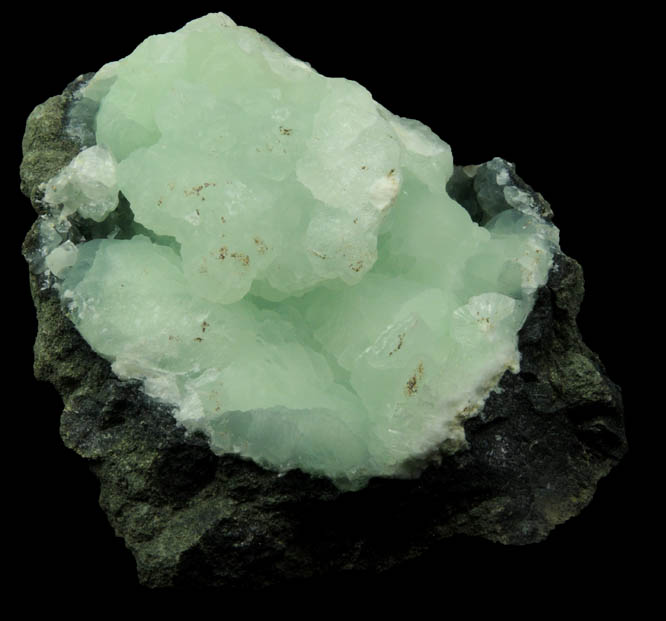 Prehnite from O and G Industries Southbury Quarry, Southbury, New Haven County, Connecticut