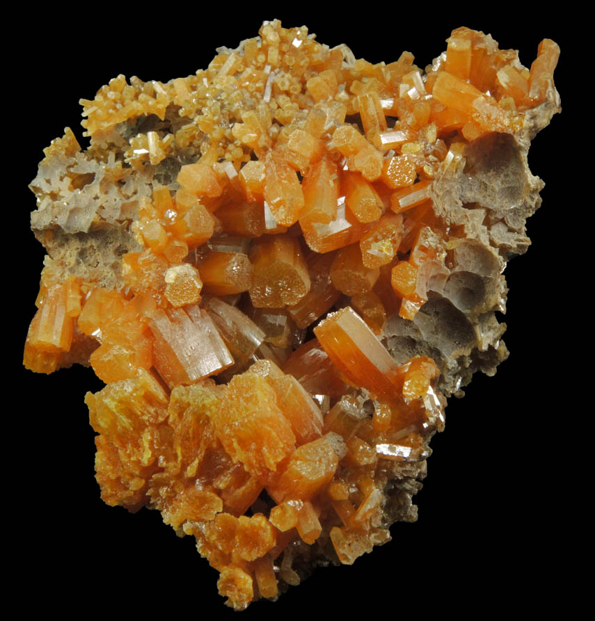 Pyromorphite from Bunker Hill Mine, 9th Level, Jersey Vein, Coeur d'Alene District, Shoshone County, Idaho