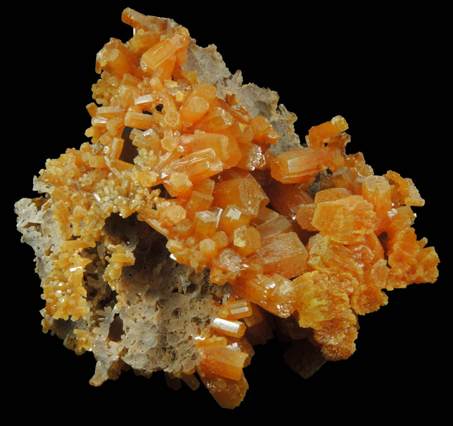 Pyromorphite from Bunker Hill Mine, 9th Level, Jersey Vein, Coeur d'Alene District, Shoshone County, Idaho