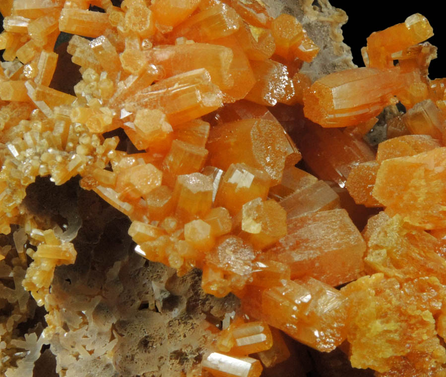 Pyromorphite from Bunker Hill Mine, 9th Level, Jersey Vein, Coeur d'Alene District, Shoshone County, Idaho