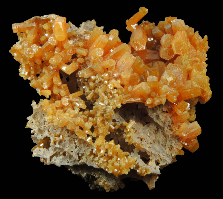 Pyromorphite from Bunker Hill Mine, 9th Level, Jersey Vein, Coeur d'Alene District, Shoshone County, Idaho