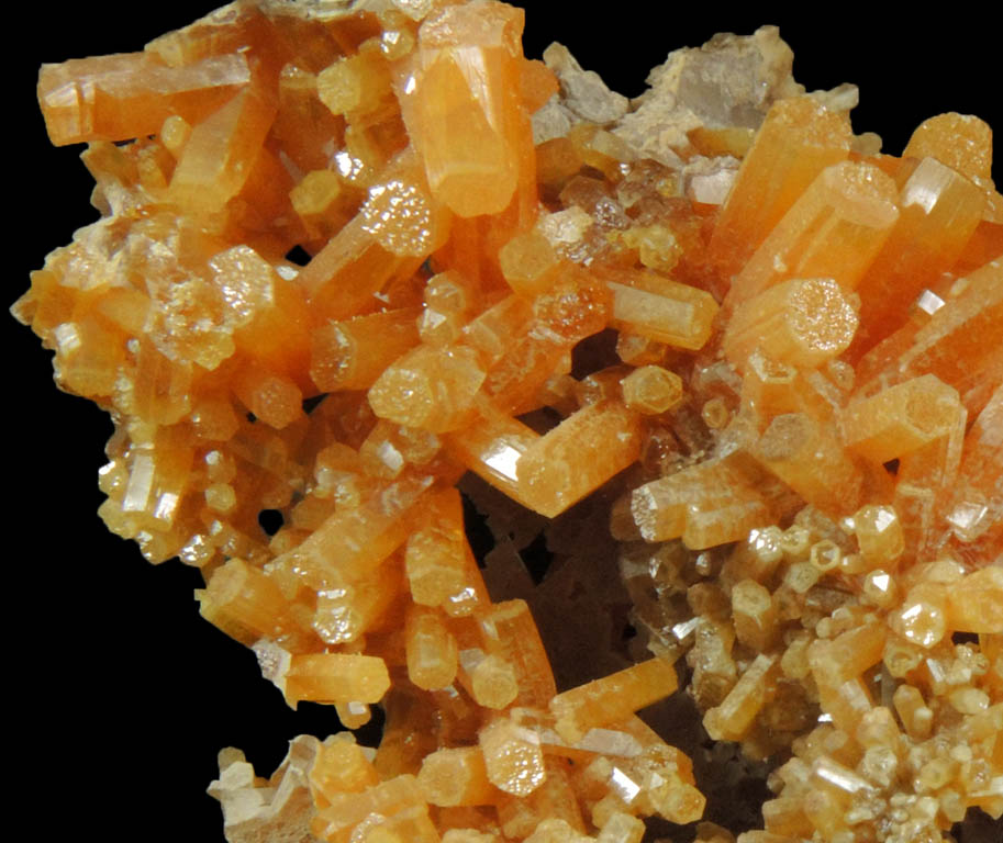 Pyromorphite from Bunker Hill Mine, 9th Level, Jersey Vein, Coeur d'Alene District, Shoshone County, Idaho