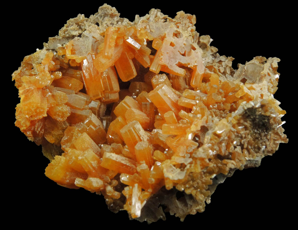 Pyromorphite from Bunker Hill Mine, 9th Level, Jersey Vein, Coeur d'Alene District, Shoshone County, Idaho