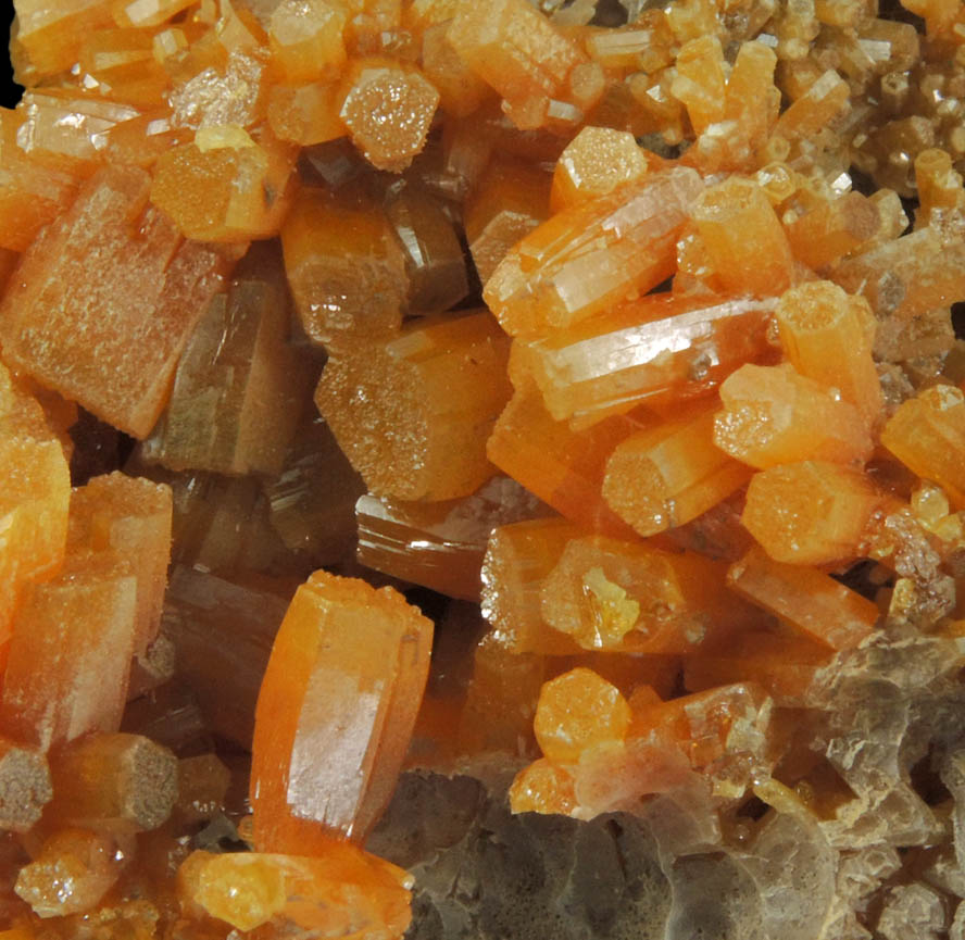 Pyromorphite from Bunker Hill Mine, 9th Level, Jersey Vein, Coeur d'Alene District, Shoshone County, Idaho