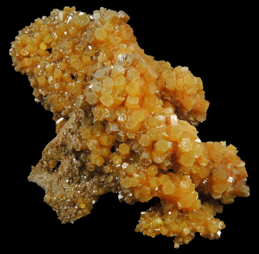 Pyromorphite from Bunker Hill Mine, 9th Level, Jersey Vein, Coeur d'Alene District, Shoshone County, Idaho