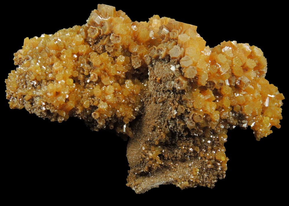 Pyromorphite from Bunker Hill Mine, 9th Level, Jersey Vein, Coeur d'Alene District, Shoshone County, Idaho