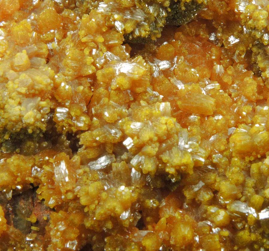 Pyromorphite from Bunker Hill Mine, 9th Level, Jersey Vein, Coeur d'Alene District, Shoshone County, Idaho