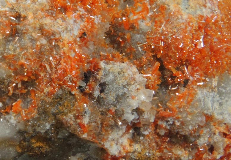 Vanadinite from Mammoth Mine, Tiger District, Pinal County, Arizona