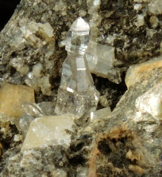 Quartz (Tessin habit) with Ankerite and Muscovite from Becker Quarry, West Willington, Tolland County, Connecticut