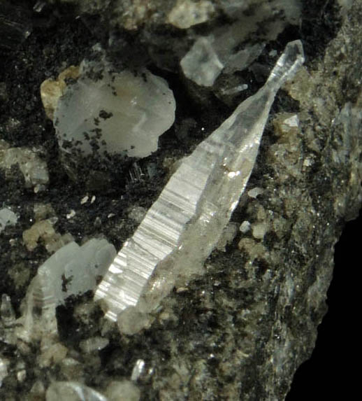 Quartz (Tessin habit) with Magnesite from Becker Quarry, West Willington, Tolland County, Connecticut