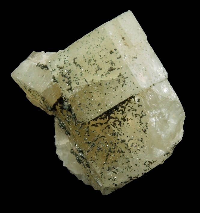 Fluorapatite with Chlorite (Clinochlore) from Acushnet Quarry, Bristol County, Massachusetts