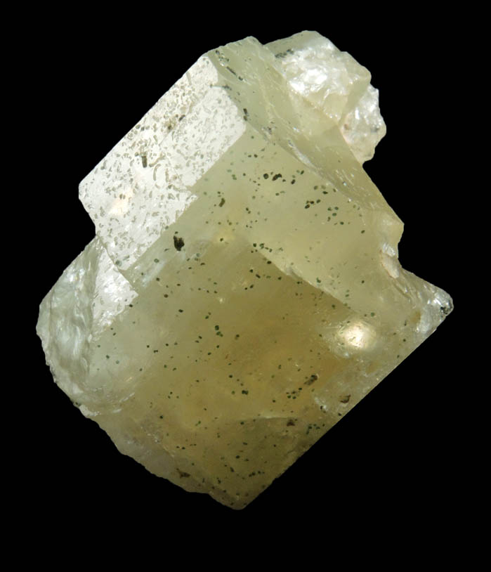 Fluorapatite with Chlorite (Clinochlore) from Acushnet Quarry, Bristol County, Massachusetts