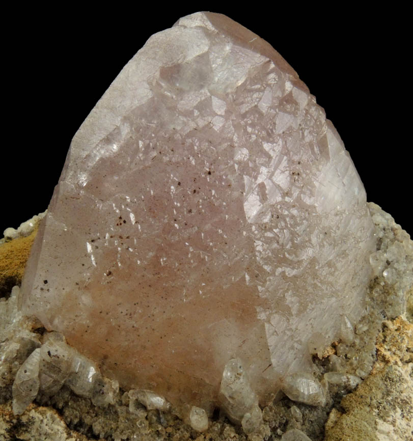 Calcite (best of find) from Interstate 290 and Interstate 495 interchange, Marlborough, Middlesex County, Massachusetts