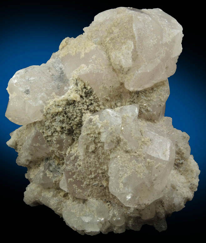 Calcite with Barite overgrowth from ZCA Hyatt Mine, Talcville, St. Lawrence County, New York