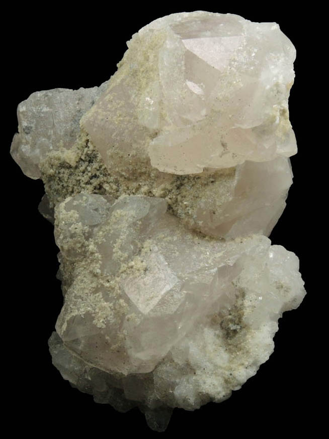 Calcite with Barite overgrowth from ZCA Hyatt Mine, Talcville, St. Lawrence County, New York