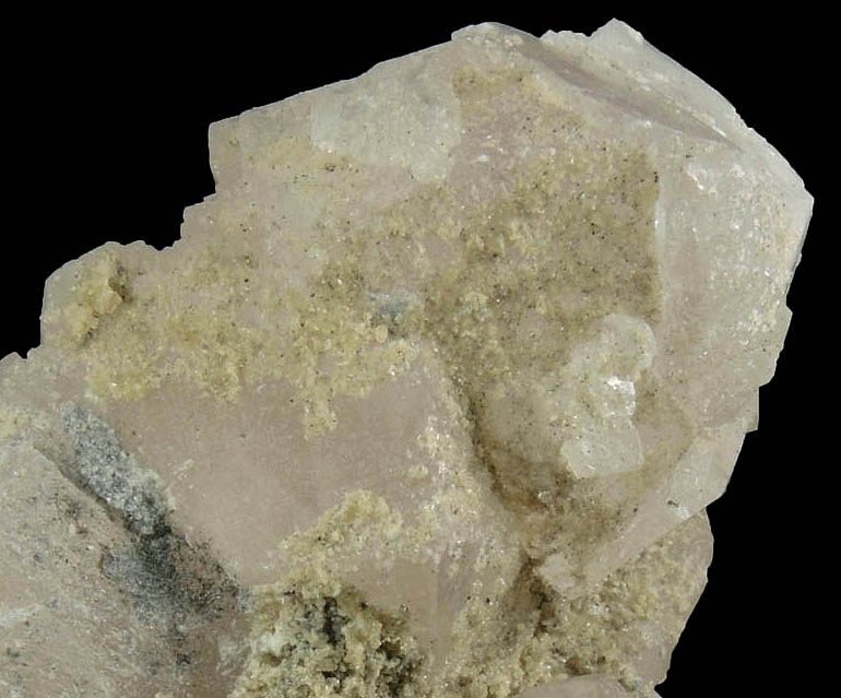 Calcite with Barite overgrowth from ZCA Hyatt Mine, Talcville, St. Lawrence County, New York