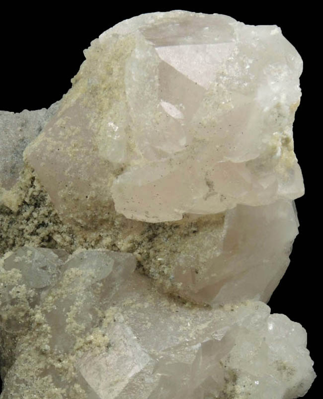 Calcite with Barite overgrowth from ZCA Hyatt Mine, Talcville, St. Lawrence County, New York