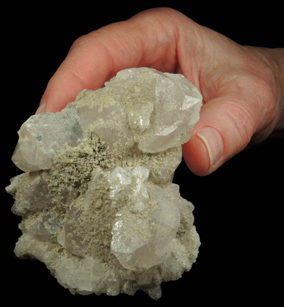 Calcite with Barite overgrowth from ZCA Hyatt Mine, Talcville, St. Lawrence County, New York