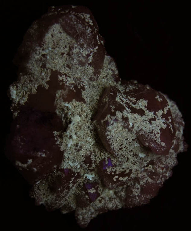 Calcite with Barite overgrowth from ZCA Hyatt Mine, Talcville, St. Lawrence County, New York