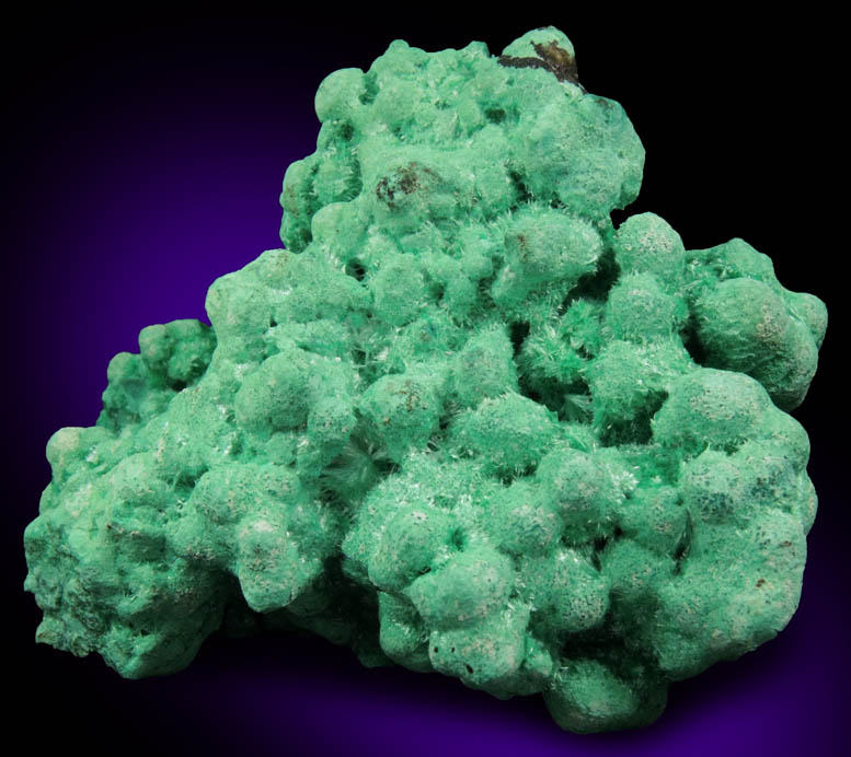 Jarosite with Malachite overgrowth from Pioche District, Lincoln County, Nevada