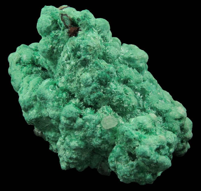 Jarosite with Malachite overgrowth from Pioche District, Lincoln County, Nevada