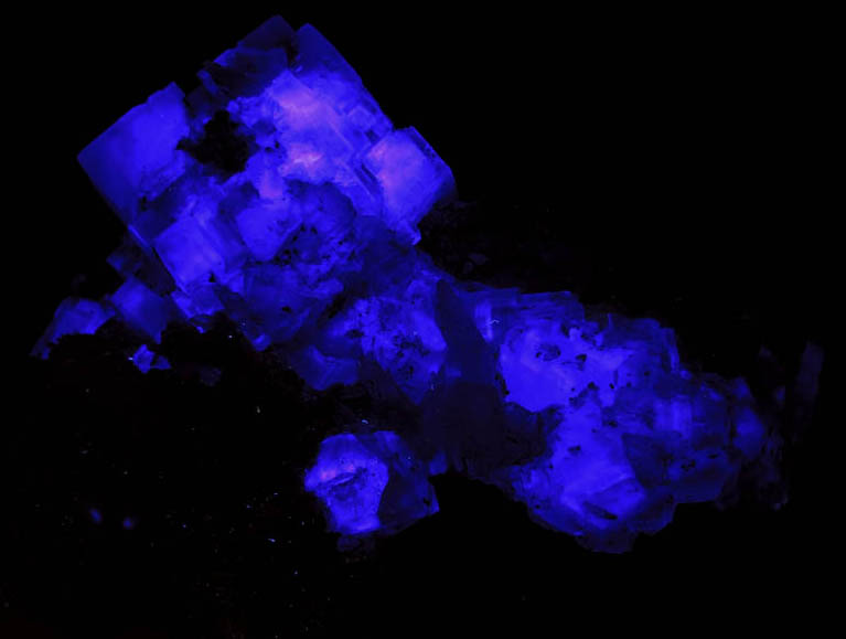 Fluorite, Quartz, Ferberite from Yaogangxian Mine, Nanling Mountains, Hunan, China