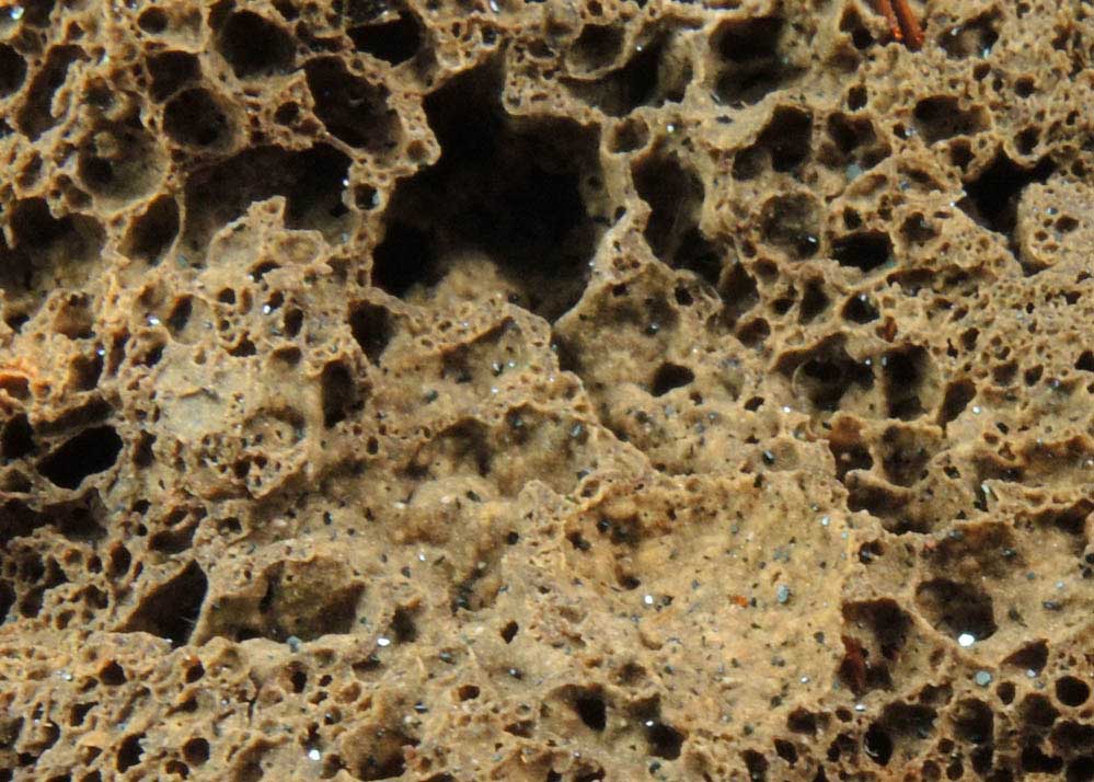 Ferro-hornblende with minor Hematite from Kunkskopf, 1 km north of Wassenach, Eifel, Rhineland-Palatinate, Germany