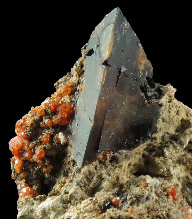 Helvine (formerly Helvite) from Huanggang Mine, Kshktng Q, Chifeng, Inner Mongolia, China