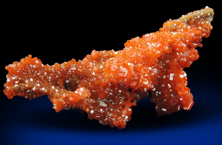 Vanadinite from Mibladen, Haute Moulouya Basin, Zeida-Aouli-Mibladen belt, Midelt Province, Morocco